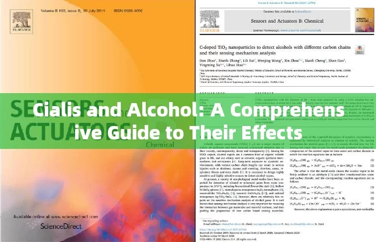 Cialis and Alcohol: A Comprehensive Guide to Their Effects