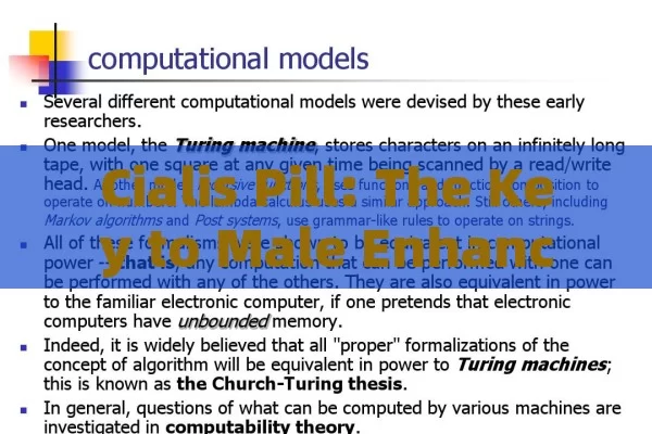 Cialis Pill: The Key to Male Enhancement,Understanding Cialis Pill: Effectiveness, Benefits, and Considerations