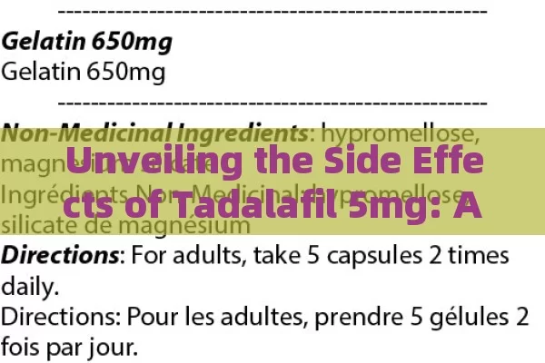 Unveiling the Side Effects of Tadalafil 5mg: A Complete Insight